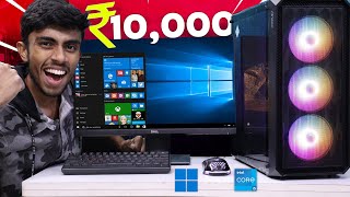 10000RS PC From AMAZON 🔥 Gaming  Editing Complete PC Build From Online Parts ⚡️ [upl. by Acimaj]