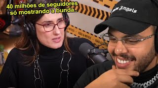 PAOLA CAROSELLA CRITICA VIRGÍNIA AO VIVO DURANTE PODPAH E IGÃO FICA SEM GRAÇA  Maicon react [upl. by Oirevas]