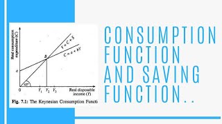 Consumption function  Saving function  Macroeconomics  Class 12  By Pooja [upl. by Mel912]