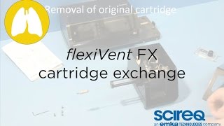 flexiVent FX cartridge exchange [upl. by Aihcsrop]