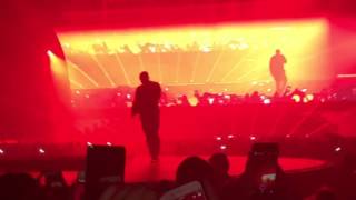 Travis Scott FALLS Through Stage At Drakes Concert [upl. by Adriel703]