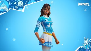 How to Unlock FREE Blizzabelle Outfit in Fortnite Winterfest 2021 Reward [upl. by Ranson]