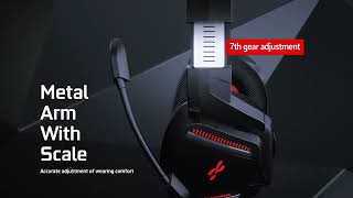 Plextone รุ่น G800 for Gaming หูฟังเกมมิ่ง แฟนเทค แบบครอบหัว มีไมโครโฟน ระบบสเตริโอ ระบบ 71 [upl. by Dranyl]