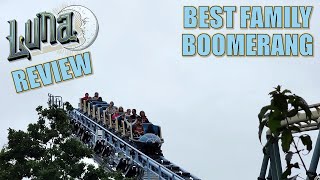 Luna Review Liseberg Newfor2023 Vekoma Roller Coaster  Best Family Boomerang [upl. by Rexer]