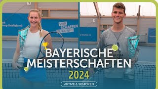 Die Bayerischen quotHallenquot 🌧Meisterschaften im Tennis 2024 [upl. by Nitsid106]