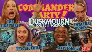 Duskmourn Commander Precons  Commander Party 4  Magic the Gathering EDH Gameplay [upl. by Nillok]