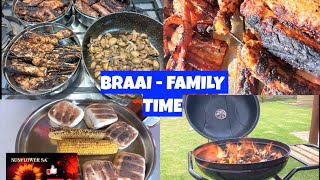 Braai Sunflower SA outdoorcooking meat chicken vegetablesalad continental [upl. by Bridgette]