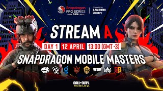 🔴 LIVE STREAM A Snapdragon Mobile Masters 2024  Day 1  CODM  Portuguese [upl. by Jervis321]