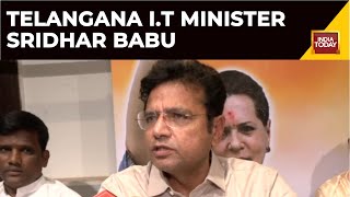 Telangana IT Minister Sridhar Babu on Telangana Progress amp Democratic Entrepreneurial Space [upl. by Adlemi1]