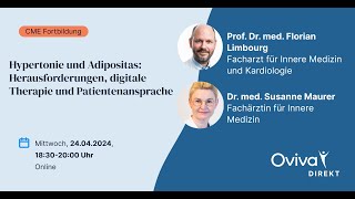 Hypertonie und Adipositas Herausforderungen digitale Therapie und Patientenansprache [upl. by Yggam]