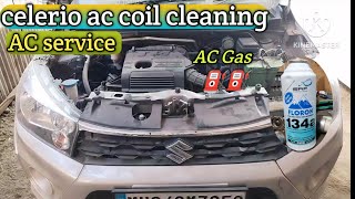 Celerio AC coil cleaning  Celerio ac cooling coil sarvice maruti CelerioAC ⛽⛽ [upl. by Calica]