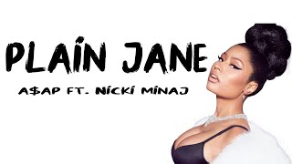 Nicki Minaj  Plain Jane Lyrics amp Audio ft AAP Ferg [upl. by Ahel]