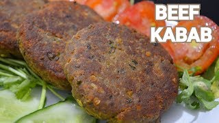 Beef Shami Kabab Recipe by YES I CAN COOK BeefKabab IftarSpecial 2019Ramazan [upl. by Annawd]