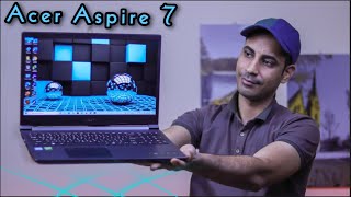 Acer Aspire 7 2021  فتح علبة ومراجعة أنحف لاب توب جيمينج بسعر مناسب [upl. by Lepper]