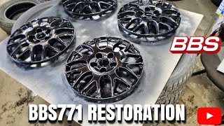 RESTORING BBS RS771 FOR MY MK2 JETTA  PART 2 [upl. by Nalyak]