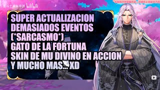 LA ACTUALIZACIÓN ESTA EN SU MEJOR MOMENTO LA ELEGANTE SKIN DE MU DIVINO EN ACCIÓN Y LOS EVENTOS XD [upl. by Yesdnyl868]