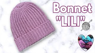 🤩1 pelote suffit Bonnet Crochet PARFAIT  Imitation tricot 🤩 crochet knitting Gorro tejido [upl. by Airitac691]