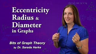 Graph Theory 51 Eccentricity Radius amp Diameter [upl. by Teragramyram]