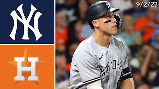 New York Yankees  Houston Astros  Game Highlights  9223 [upl. by Boyd]