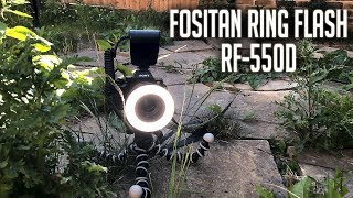 FOSITAN Ring Flash RF 550D  Unboxing [upl. by Aramo]