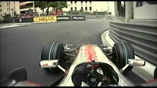 Alonso Monaco pole lap in Mclaren [upl. by Nauquf]