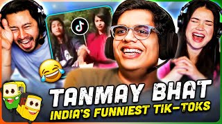 TANMAY BHAT  Indias Funniest Tik Toks REACTION  This one broke Jaby 🤣 [upl. by Otrebireh]