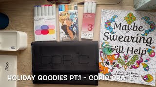 COPIC CRATE  Holiday Goodies Pt 1 [upl. by Albright191]