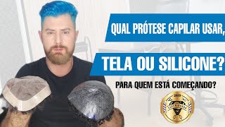 Qual prótese capilar usar tela ou silicone [upl. by Sheldon894]