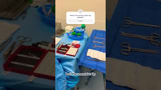 Portacath back table and mayo set up operatingroom surgery [upl. by Lewis]