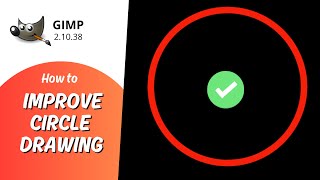 How to Improve Circle Drawing in GIMP [upl. by Vasiliki]