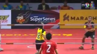 FULL MATCH  Sepak Takraw Kings cup 36th  Thailand VS Malaysia  TEAM A [upl. by Euqinna]