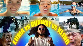 Luma vs Runway vs Kling  test generatorów filmów AI [upl. by Aleac888]