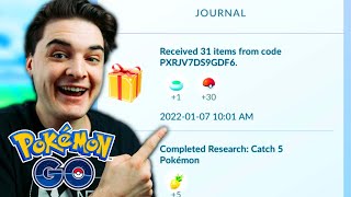 NEW PROMO CODE in POKEMON GO JANUARY 2022 [upl. by Duntson]