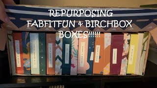 FabFitFun amp Birchbox Boxes a Repurposing  Refabulousing How To [upl. by Rimaj501]