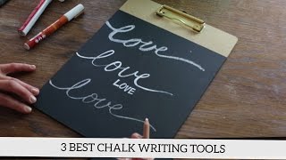 How to Write on a Chalkboard The 3 Best Chalk Writing Tools [upl. by Crellen]