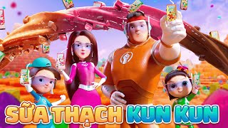 SỮA THẠCH KUN KUN HƯƠNG KEM DÂU MỚI  UỐNG NGON NHỨC NÁCH NHAI VUI OÁCH XÀ LÁCH [upl. by Nylisoj226]