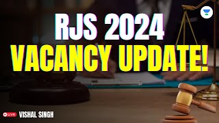 RJS 2024 Vacancy Update  Vishal Singh  Unacademy Judiciary [upl. by Ikilisav]