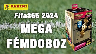 Új Panini FIFA 365 Adrenalyn XL 2024  MEGA FÉMDOBOZ [upl. by Regdirb]