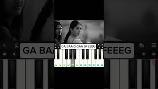 Sillinnu oru kadhal BGMPiano notes with tutorialEasy to learnNaveen Piano easykeyboardnotes [upl. by Reine420]