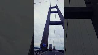 Complete journey across the HUMBER BRIDGE hull grimsby Bridge wow engineering marvel UK [upl. by Ilak]