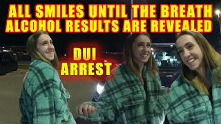 Bodycam DUI Arrest  22YearOld is All Smiles Until Her Breath Alcohol Test Results Are Revealed [upl. by Eylsel]