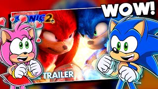 Sonic amp Amy REACT to quotSonic the Hedgehog 2 2022 quotFinal Trailerquot Paramount Picturesquot [upl. by Boone]