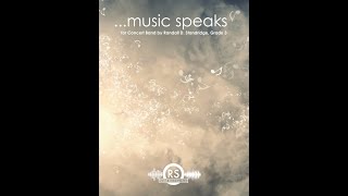 music speaks Grade 3 Randall Standridge Concert Band [upl. by Hazeghi]