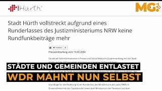 WDR muss RUNDFUNKBEITRAG künftig selbst eintreiben  Städte amp Gemeinden entlastet [upl. by Marena78]