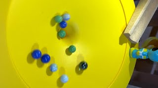 🐢🐢 Motion Coloful Marbles Haba Funnel Jungle Marble Run ASMR chrome oddlysatisfying fyp funnel [upl. by Ydnic]