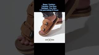 Sandal Slide Pria Original Leder Strap 2 Tan TotoSuryo x Lederweren Footwear TotoSuryo slippers [upl. by Eenhat]