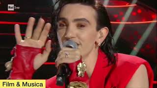 Michele Bravi  Sanremo 2022  Inverno dei fiori  live video completo [upl. by Illene]