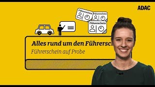 FührerscheinNeuling  Das gilt in der Probezeit  ADAC [upl. by Reffineg762]