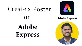 How to create a Poster in Adobe Express  Adobe Express Tutorial  Amit Thinks [upl. by Strauss911]