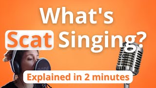 Whats Scat Singing Scat Singing Explained in 2 Minutes feat Franca Barone francabarone1709 [upl. by Margetts]